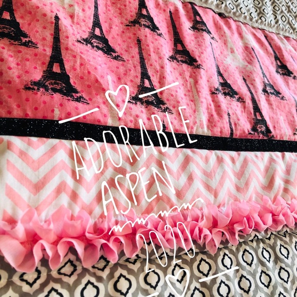 Other - PARIS THEMED BABY GIRL / GIRL QUILT!